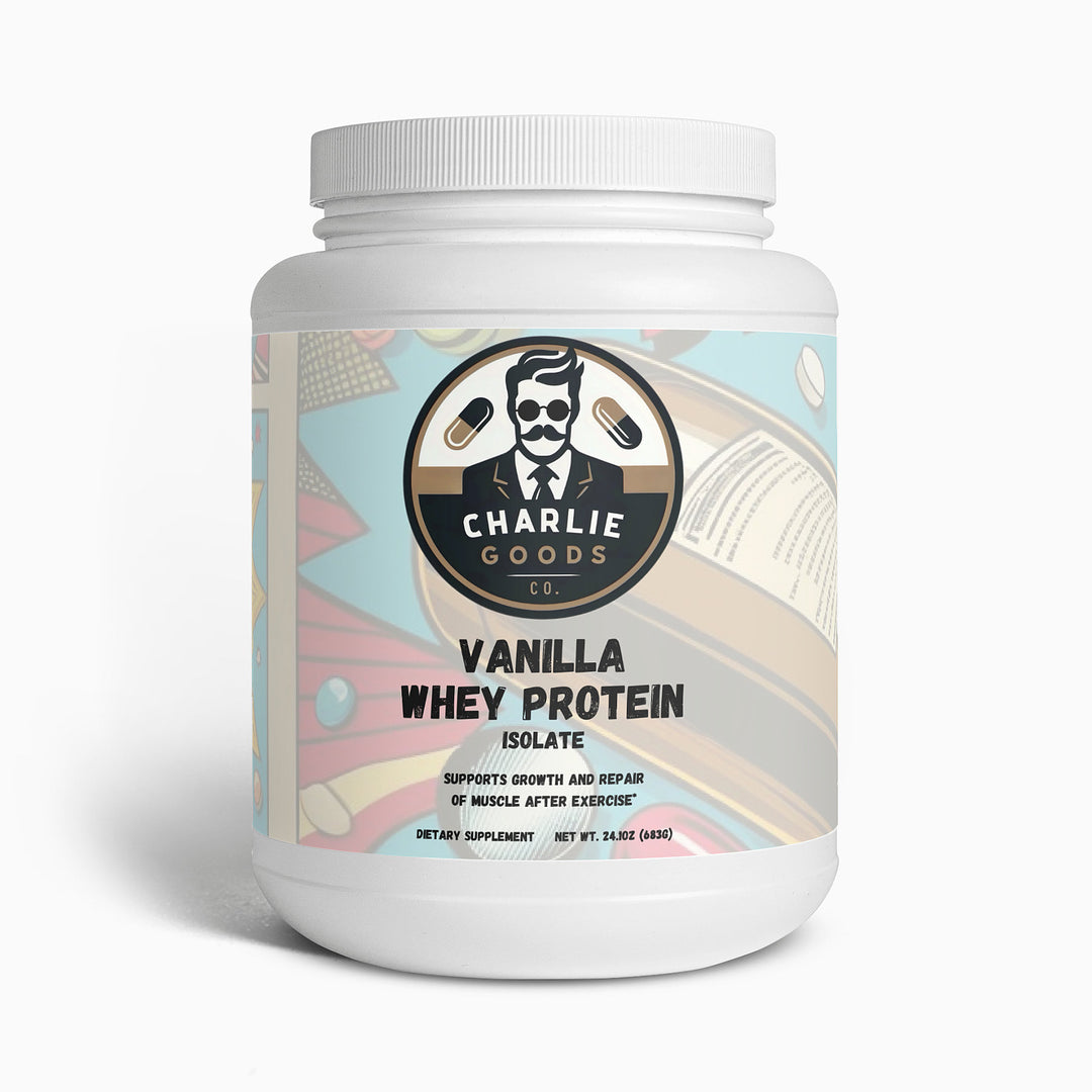 Charlie's Whey Protein Isolate (Vanilla) - Charlie Goods Co.